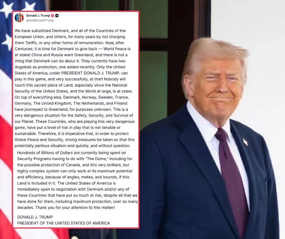 Trump declara que tras no recibir el Nobel de la Paz puede priorizar intereses de Estados Unidos