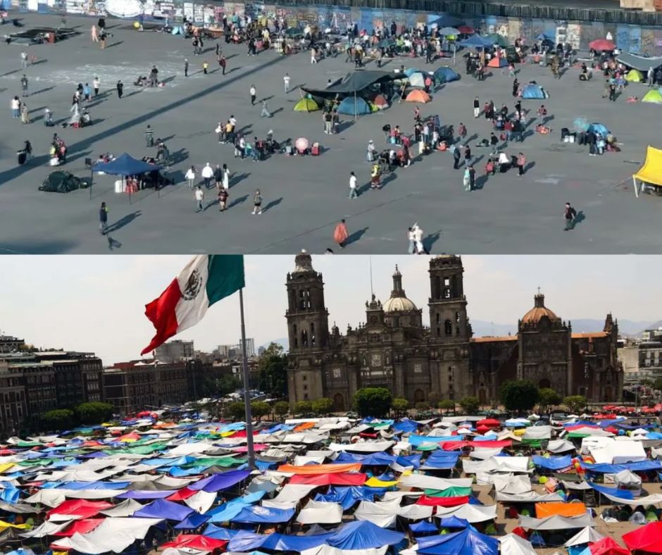 CNTE desocupa el Zócalo tras paro de 72 horas y anuncia nuevo retorno rumbo al Mundial 2026