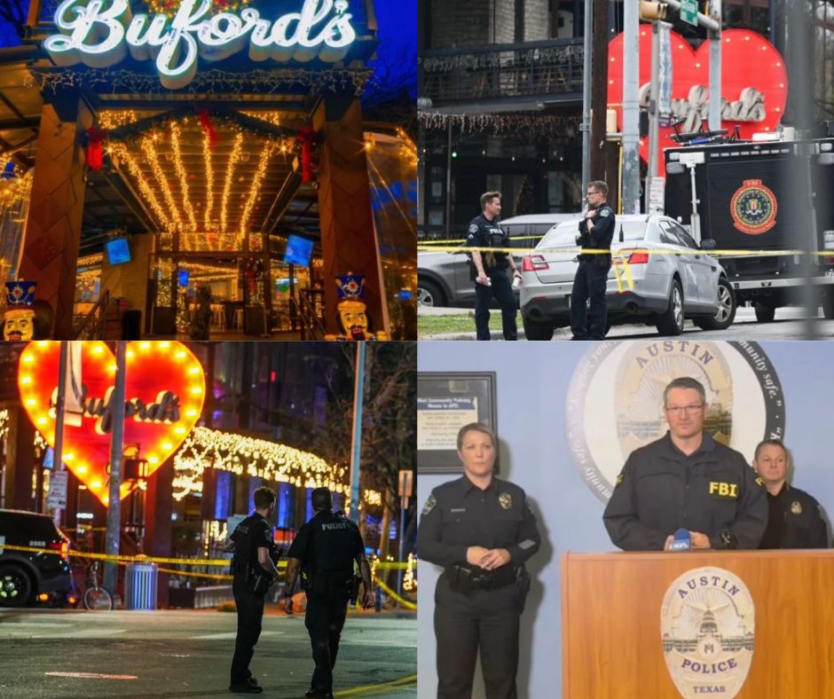FBI investiga posible terrorismo tras tiroteo en Austin que dejó tres muertos y 14 heridos