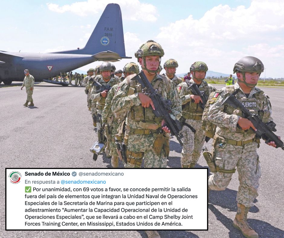 Luz verde del Senado: Marinos mexicanos viajarán a EU para entrenamiento especializado