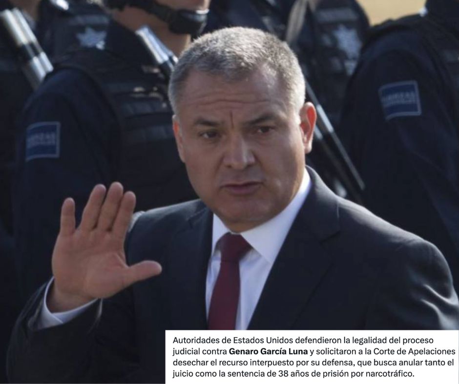 Fiscales de EU defienden condena de García Luna y buscan frenar su apelación en Nueva York