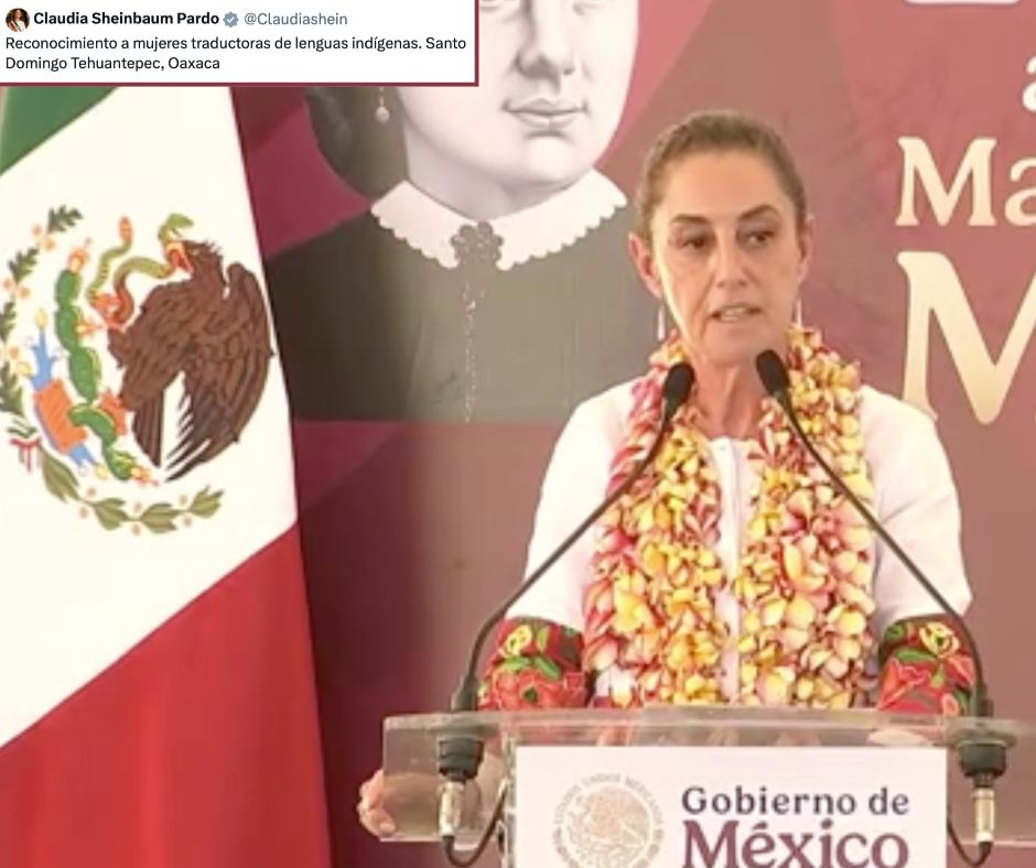 Sheinbaum propone reconocer a heroínas anónimas en 2030 si hubiere continuidad de su administración