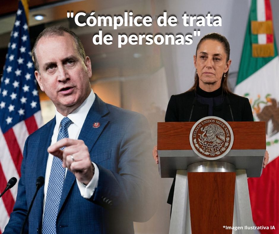 Congresista de EU acusa a Sheinbaum de “trata de personas”; la presidenta responde “es un acuerdo bilateral”