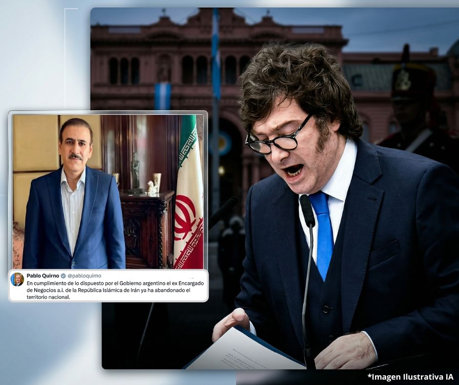 Persona non grata: Argentina ordena salida de diplomático iraní y no tolerará más agravios