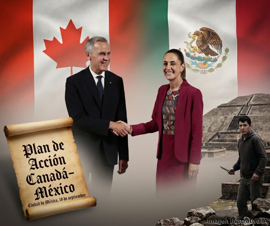 Canadá y México coordinan agenda económica tras ataque en Teotihuacán que dejó una canadiense muerta