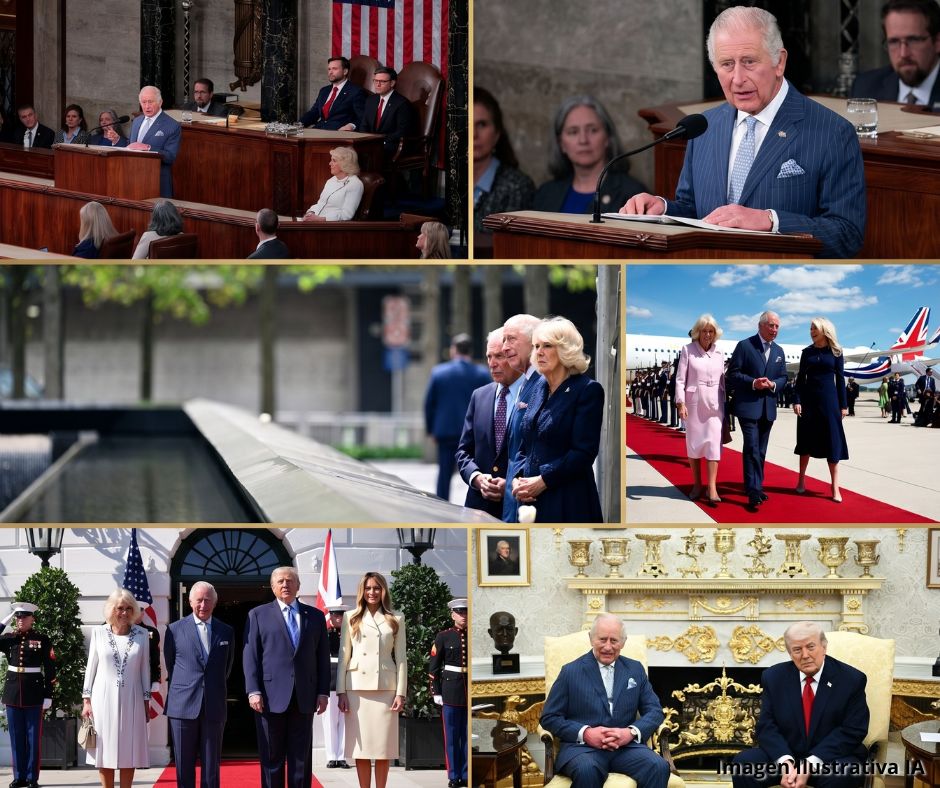Carlos III combina diplomacia, memoria y humor en su visita oficial a Estados Unidos