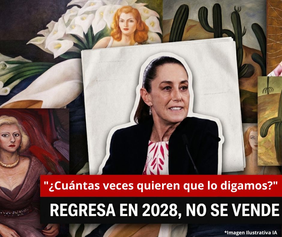 Sheinbaum defiende salida temporal de la Colección Gelman y asegura su regreso en 2028