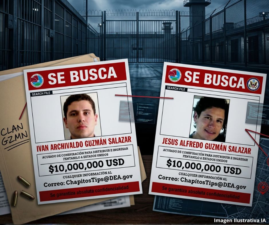 Estados Unidos reactiva alerta internacional contra Iván Archivaldo Guzmán y mantiene recompensa millonaria