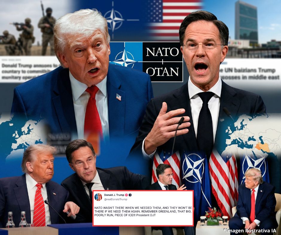 Trump recrudece críticas a la OTAN tras reunión con Mark Rutte y cuestiona respaldo militar ante Irán