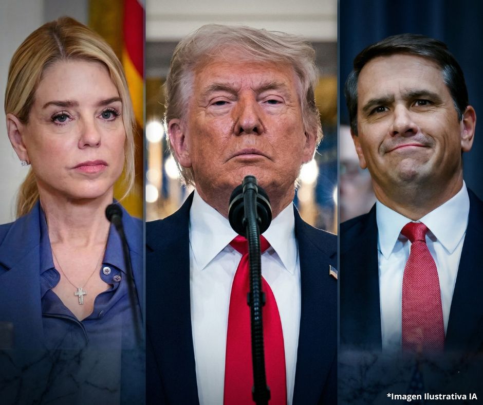 Trump reestructura su equipo legal: Todd Blanche sustituye a Pam Bondi