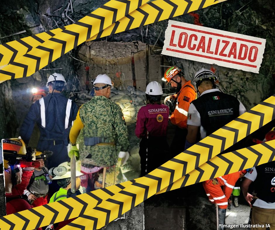 Confirman identidad del tercer minero fallecido tras derrumbe en Sinaloa; continúa búsqueda