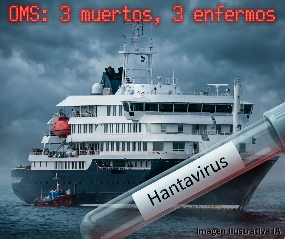 Operación MV Hondius: Hantavirus en altamar deja tres muertos y en status de vigilancia internacional 