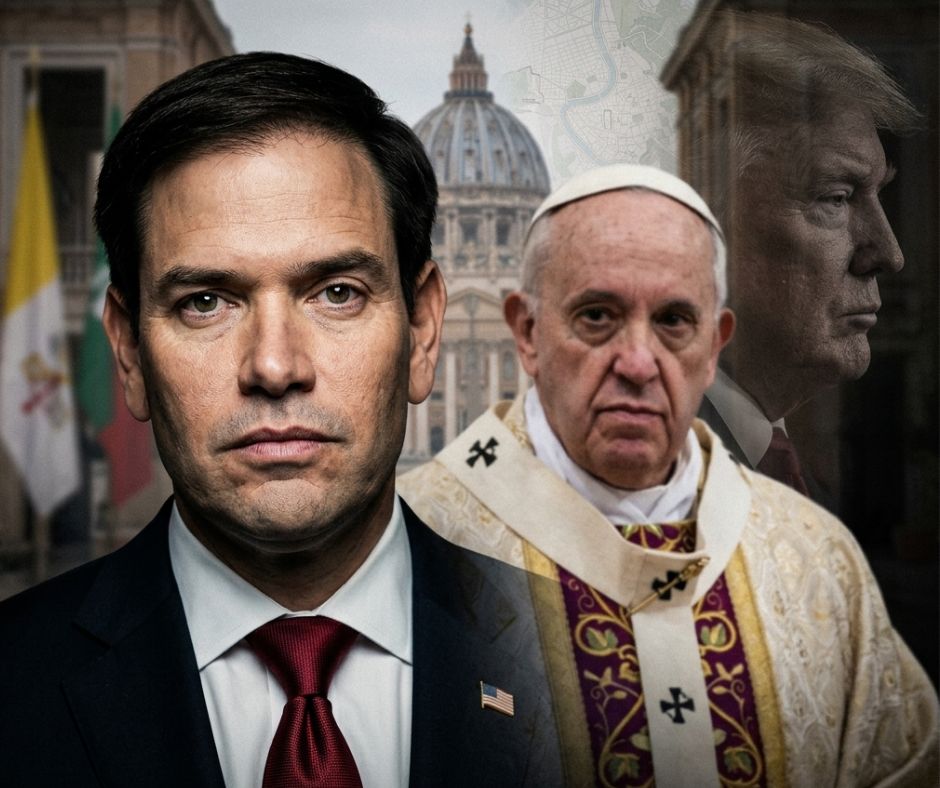 Rubio rumbo a Roma para contener tensiones entre Trump, el Vaticano y Meloni 