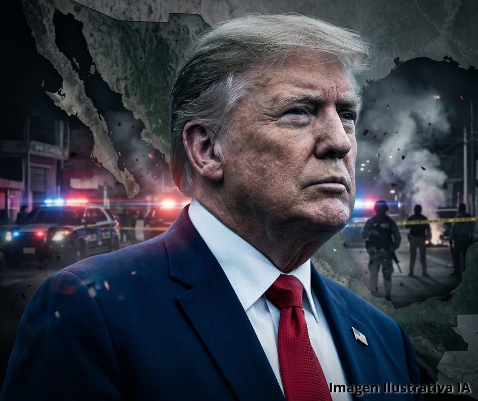 Los cárteles son quienes gobiernan: Trump revive choque con México al hacer afirmación
