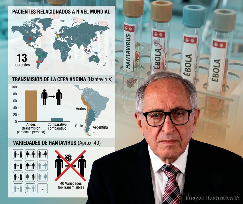 México mantiene vigilancia por brotes de ébola y hantavirus; Salud descarta contagios en el país