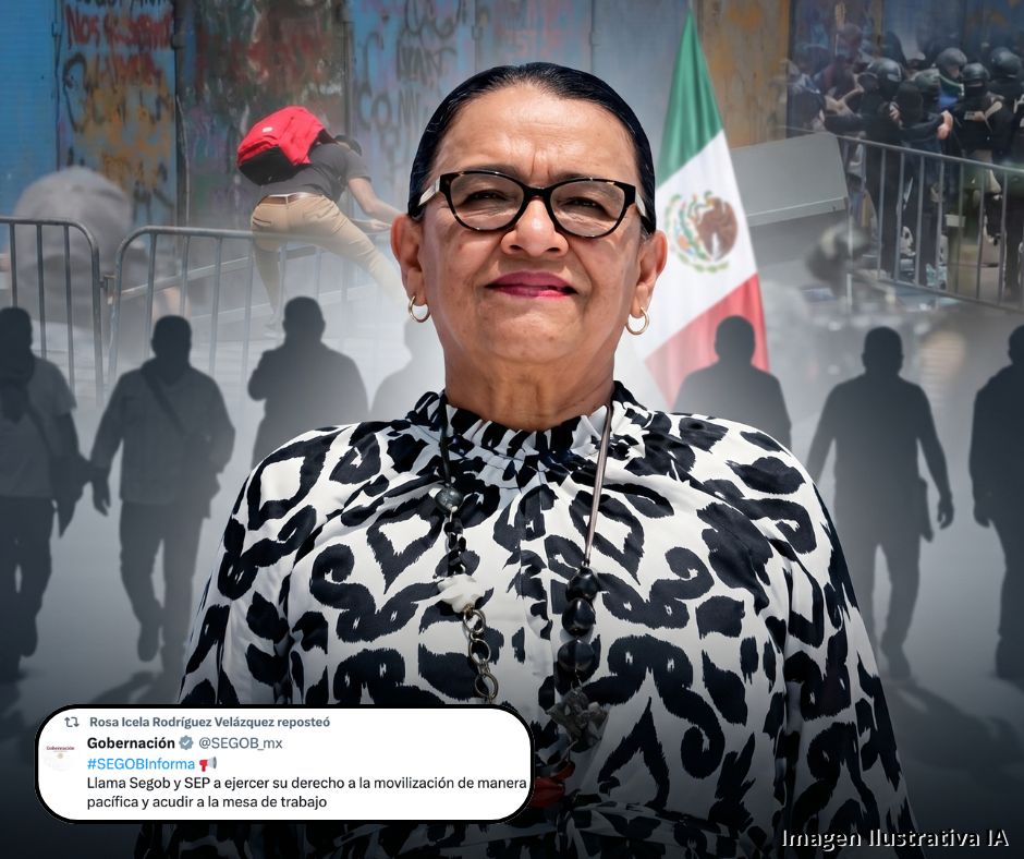 Choques en accesos al Zócalo elevan tensión entre CNTE y Gobierno a días del Mundial 