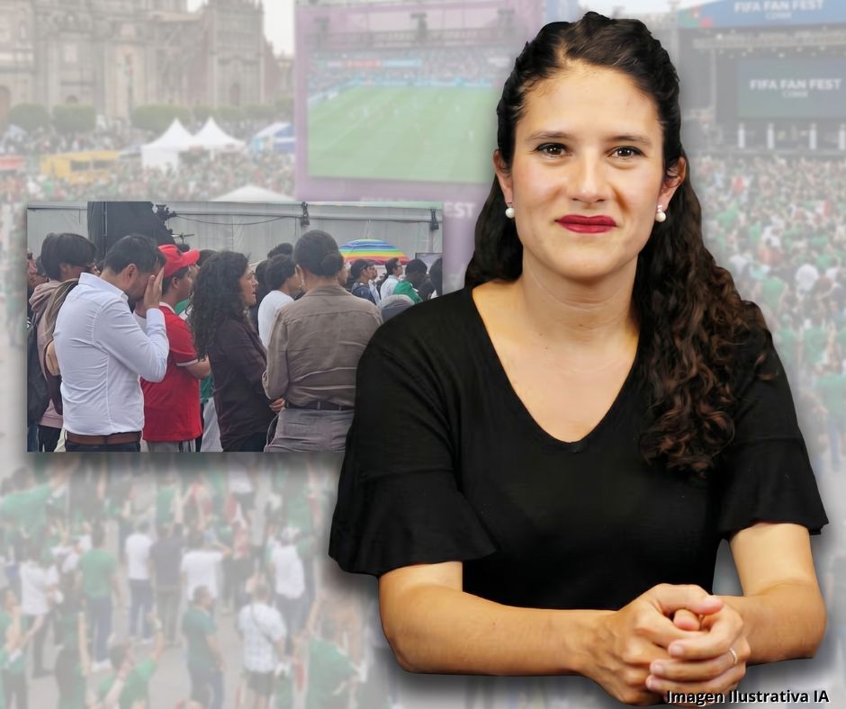 Entre reclamos por desaparecidos, fiscal de CDMX aparece en Fan Fest del Zócalo